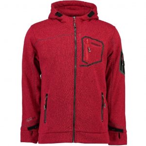 Geographical Norway Herre Fleece Jakke Telescope - Red