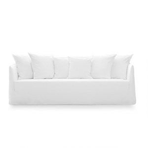 Gervasoni Ghost 12 Sofa Lino Bianco