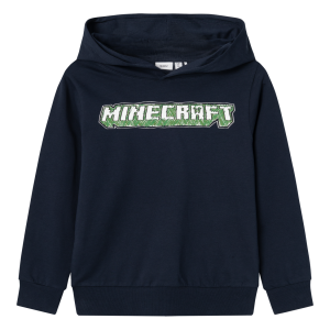 Guppy Minecraft Børne Sweatshirt - Dark Sapphire - 110