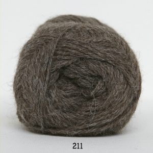 Hjerte Alpaca - Alpaca Uldgarn - fv 211 Mellem Brun