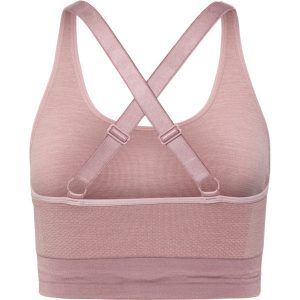 Hummel CLEA Seamless Sports Top - Woodrose/Rose Taupe Melange