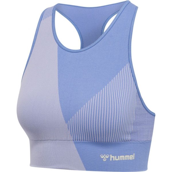 Hummel Unite Seamless Sports Top - Marina/Lavender