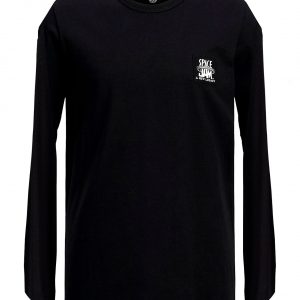 Jack & Jones JR t-shirt l/s, Space, black - 140 - 10år