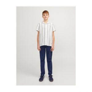 Jack & Jones Junior klassiske bukser i navy til drenge