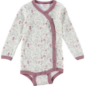 Joha Slå-om Body l/æ - Uld/Bambus - Off White/Rose