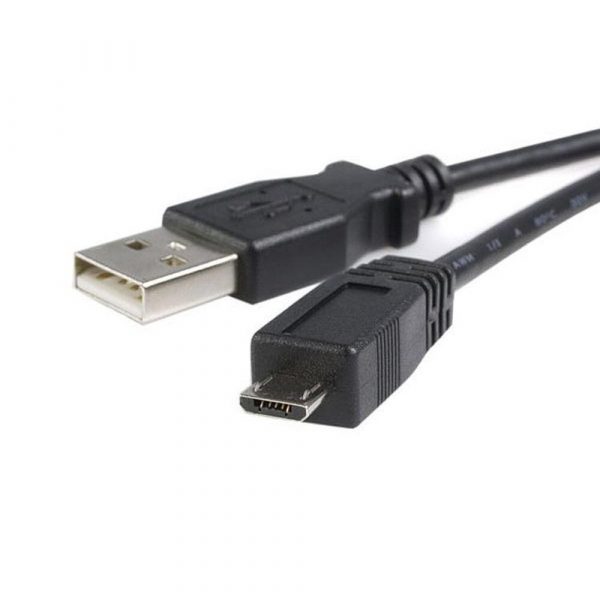 Kabel Micro USB Startech UUSBHAUB3M USB A Micro USB B Sort