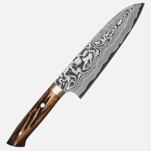 Knifemakers Knifemakers Santoku Kokkekniv - Yellow Bull