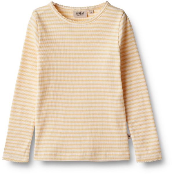 Langærmet T-shirt, Belis, Pale Apricot, Wheat