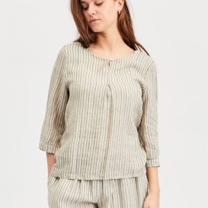 Lifabienne - Sand Stripe - Bluse - S