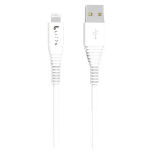 Lippa 5-pak - USB-A til MFi Lightning kabel, hvid