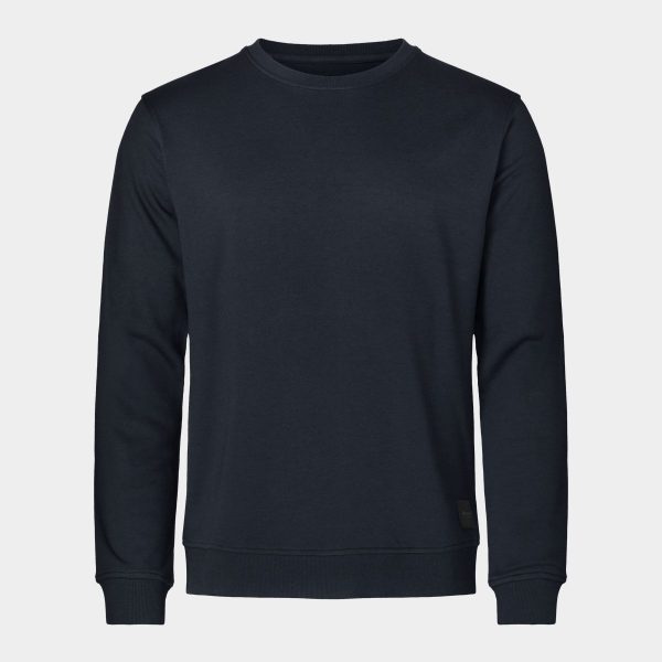 Navy bambus sweatshirt til mænd fra Resteroeds, S