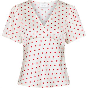 Neo Noir Bluse - Junie Dot - Red