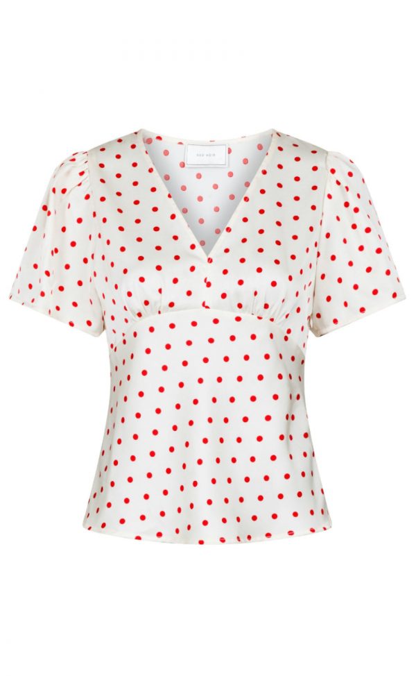 Neo Noir Bluse - Junie Dot - Red