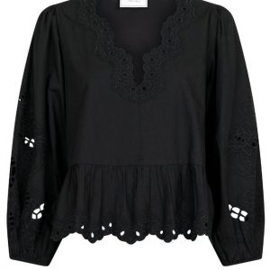 Neo Noir Bluse - Maja - Black