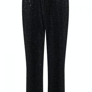 Neo Noir Bukser - Jona Glitter - Black