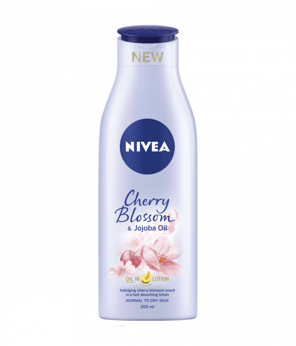 Nivea Body Essentials Body Oil In Lotion Cherry Blossom & Jojoba Oil 200 ml