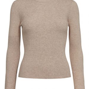 Nümph - Bluse - Nuroa O-Neck Pullover - Sesame Melange