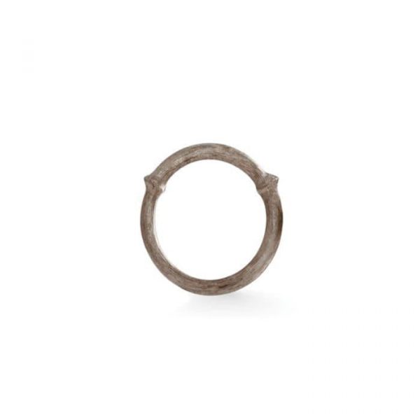 OLE LYNGGAARD COPENHAGEN - Nature Ring III 18 kt sort hvidguld A2682-502