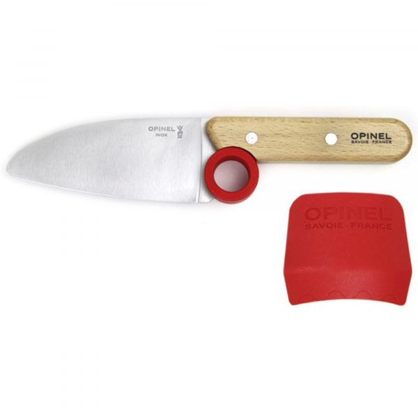 Opinel Le Petit Chef børnekniv med fingerbeskyttelse