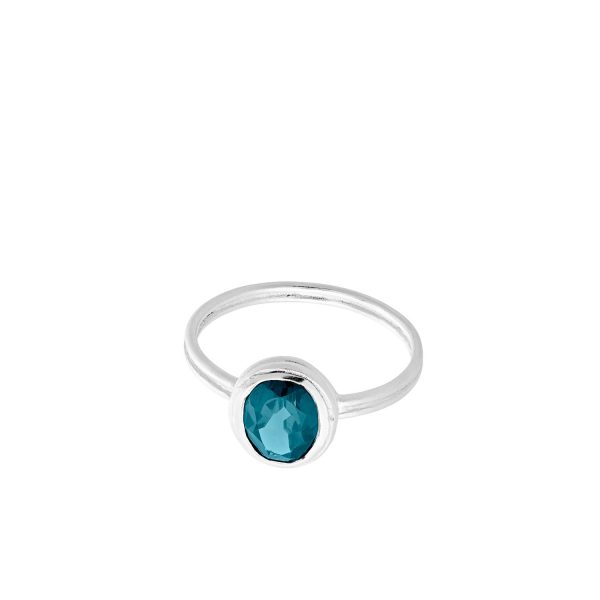 Pernille Corydon - Hellir Blue Ice ring R-468-S