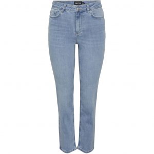 PIECES dame jeans PCDELLY - Light Blue Denim