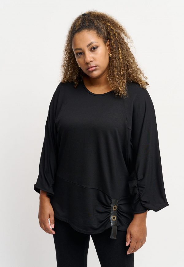 Pont Neuf - Bluse - Pnadal - Black - Xs/36-38