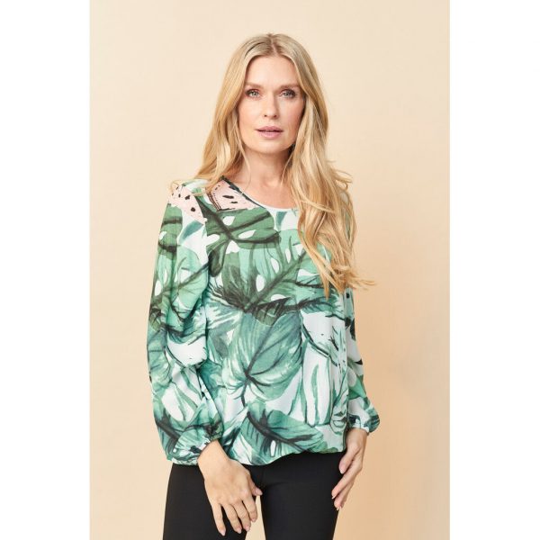 Pont Neuf - Bluse - Pnalison - Ecovero - Sea Green - Xs