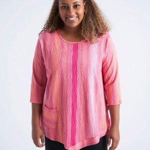 Pont Neuf - Bluse - Pnceleste - Fuchsia - Xs/36-38