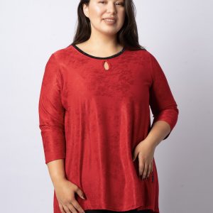 Pont Neuf - Bluse - Pndia - Warm Red - Xs