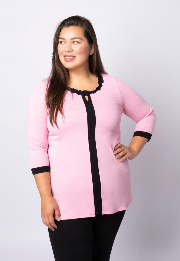 Pont Neuf - Bluse - Pnheike - Bright Rose - Xs