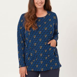 Pont Neuf - Bluse - Pnlotte Mie - Cobalt Blue - Xs/36-38