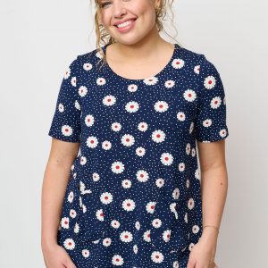 Pont Neuf - Bluse - Pnlotte Sia - Navy - S/40