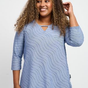 Pont Neuf - Bluse - Pnmagrethe - Sapphire Blue - Xs/36-38