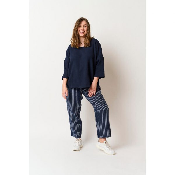 Pont Neuf - Bluse - Pnmatty - Navy - Xs