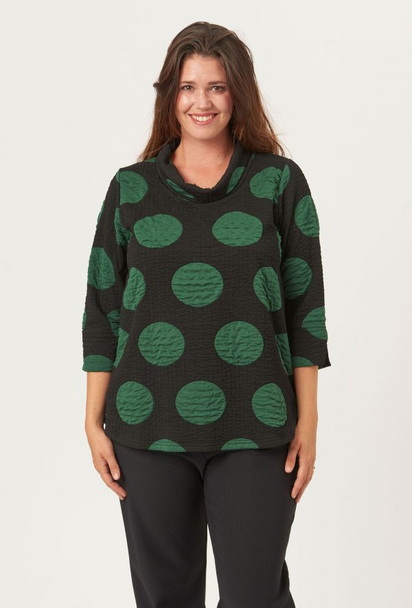 Pont Neuf - Bluse - Pnsteffi - Pine Green - 3xl/54-56