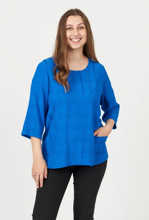 Pont Neuf - Bluse - Pnyade - Medium Blue - S/40