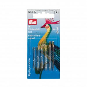 Prym Broderinåle Stål Sølv 0,60x35mm Str. 9 - 16 stk