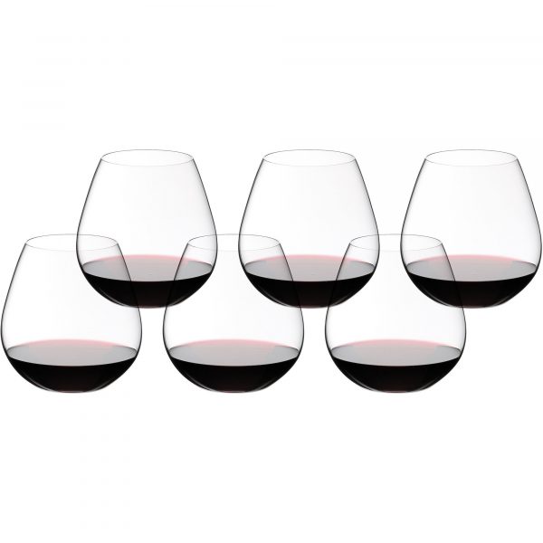 Riedel O Wine Tumbler Pinot Noir/Nebbiolo vinglas 6-pak 20 års jubilæum