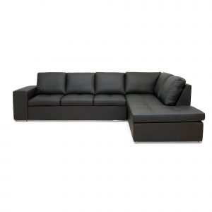 San Diego Open-end Sofa, Sort (Højrevendt)