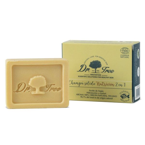 Shampoo Bar Dr. Tree 2-i-1 Nærende 75 g