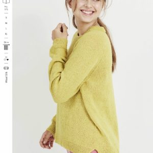 Strikkehæfte 175 model Ulla 1742 sweater med slids