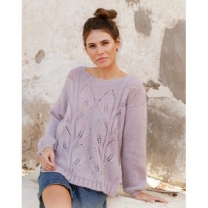 Sweet Topaz by DROPS Design - Bluse Strikkeopskrift str. S - XXXL - Small