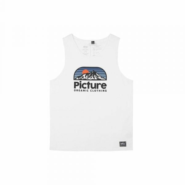 T-shirt til Mænd uden Ærmer Picture Authentic Tank B Hvid S