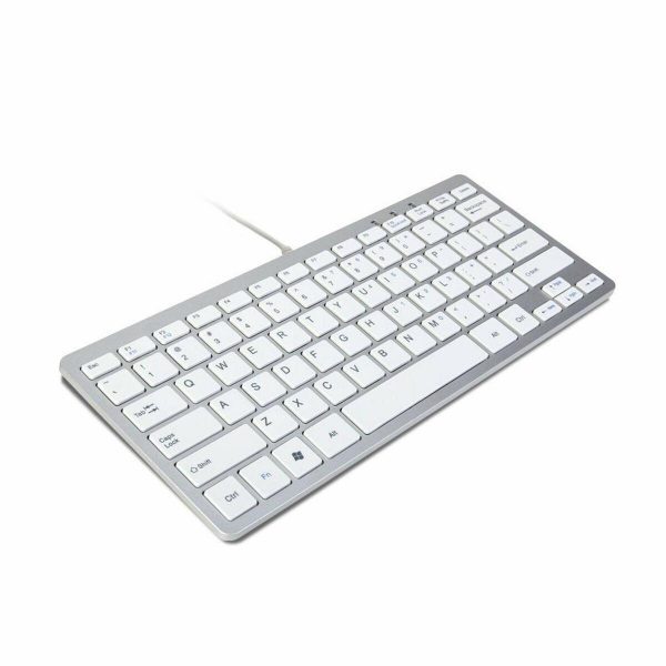 Tastatur ZE44 Qwerty US Hvid (OUTLET A)