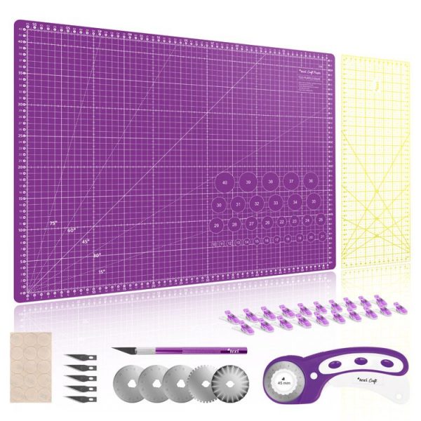 Texi - Skæreplade KIT (45 X 60 cm) Lilla