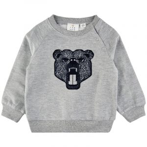 The New Siblings - Adylan Sweatshirt - Light Grey Melange - 68