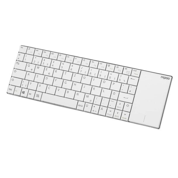 Trådløst tastatur Rapoo E2710 Hvid Qwertz Tysk (OUTLET A)