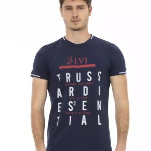 Trussardi Action Blå Bomuld T-Shirt