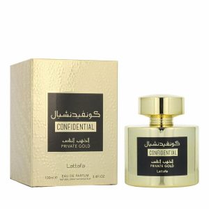 Unisex parfume Lattafa EDP Confidential Private Gold 100 ml