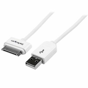 USB-kabel Startech USB2ADC1M USB A Hvid